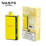 Bulk wholesale cartons of WASPE 100K Pro vapes ready for shipment from Europe warehouse