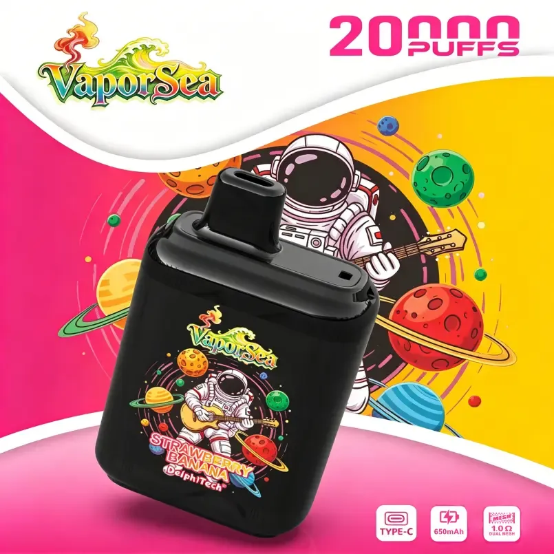 Vaporsea 20k Bazar Vape Flavor variety lineup of Vaporsea 20000 puff disposable vape in different color variants