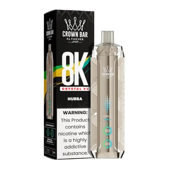 al fakher 8k crystal,al fakher 8k crystal v2,al fakher 8k,al fakher 8k crown bar,al fakher 8000 crystal Bazar Vape
