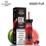 Al Fakher Crown Bar 60K E-Hose X 60000 Puffs Disposable Vape | 50ml, 1000mAh, DTL/MTL | Mini Water Bottle Design