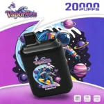Vaporsea 20000 puffs rechargeable disposable vape retail box packaging front view