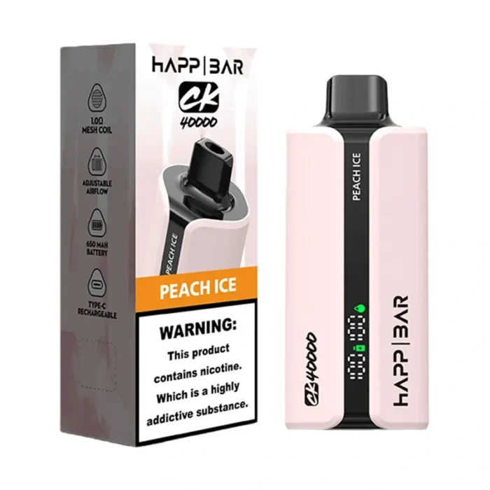 HAPP BAR CK40000 40K 40000 Puff Disposable Vape - 40mL E-Liquid & 650mAh Type-C (2%/5% Nic)