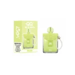 Woman's hand holding QQ Bang 150K perfume vape showing elegant size and feminine design
