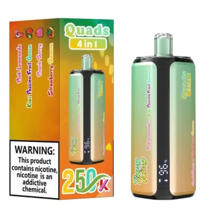 Bang King 250k Puffs Disposable Vape | 4-in-1 Quads & 60ml E-Liquid