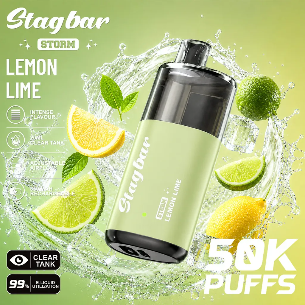 STAG BAR Storm 50k STAG BAR Storm 50000 Züge, Einweg-E-Zigarette mit 50000 Zügen, Stag Bar Storm im Großhandel, 50k Einweg-E-Zigarette, Stag Bar Vape Bazar Vape
