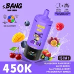 Adjustable airflow control ring on Bang Leader 450K 15 in 1 vape device