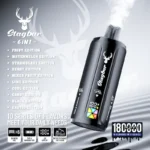 Stag Bar 180K 5% nicotine disposable vape for strong hit