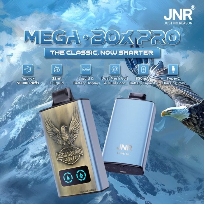 Jnr Mega box Pro 50k puffs 50000 J N R wholesale price