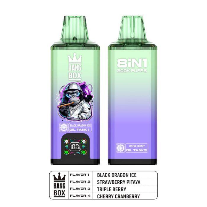 BANG BOX 200K 200000 Puff Disposable Vape | 100ml Pre-filled | 2%/3%/5% Nicotine | Rechargeable