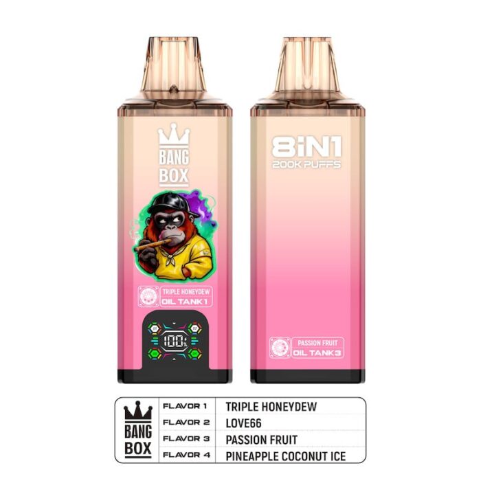 BANG BOX 200K 200000 Puff Disposable Vape | 100ml Pre-filled | 2%/3%/5% Nicotine | Rechargeable