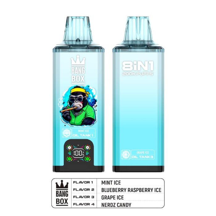 BANG BOX 200K 200000 Puff Disposable Vape | 100ml Pre-filled | 2%/3%/5% Nicotine | Rechargeable