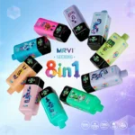 Mrvi Seeking 160k Puffs 8 in 1 160000 Disposable Vape alpha – 100mL E-Liquid, Dual Mesh Coil, Rechargeable (10 Flavors)