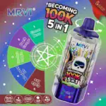 mrvi 100k puffs 5 in 1 becoming Vape 100000 Puffs | Multi-Flavor Rechargeable Vape with Full Screen Display
