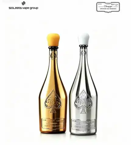 Solaris 50000 puffs vape Ace of Spades champagne vape device premium product shot