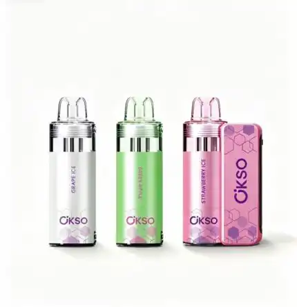 Compatible with Foger Switch Pro and OKSO Switch Kit badge on okso Switch pod cartridge packaging