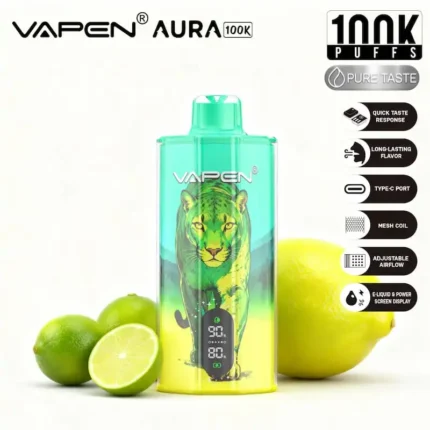 VAPEN AURA 100K Puffs wholesale packaging and device