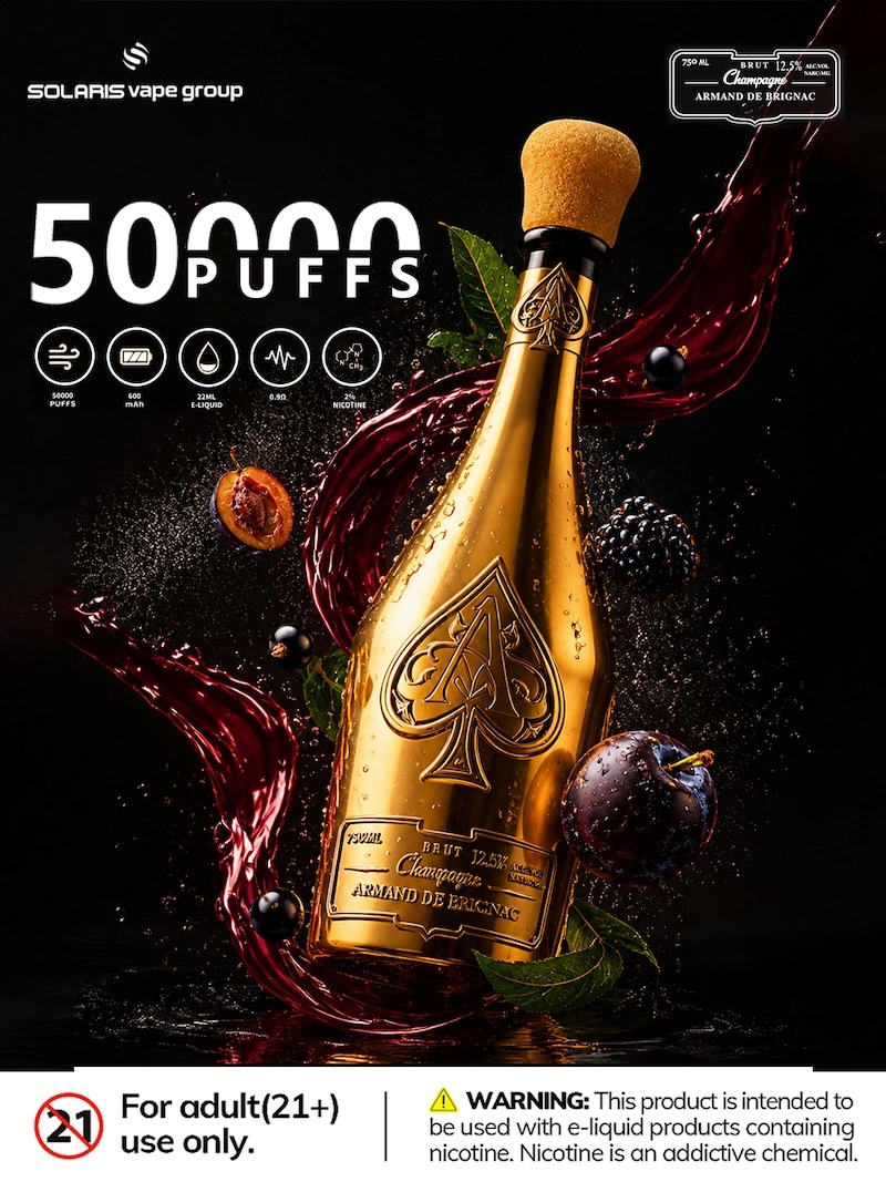 solaris 50k Bazar Vape solaris 50000 puffs vape,50K disposable vape,champagne disposable vape,solaris 50k Bazar Vape